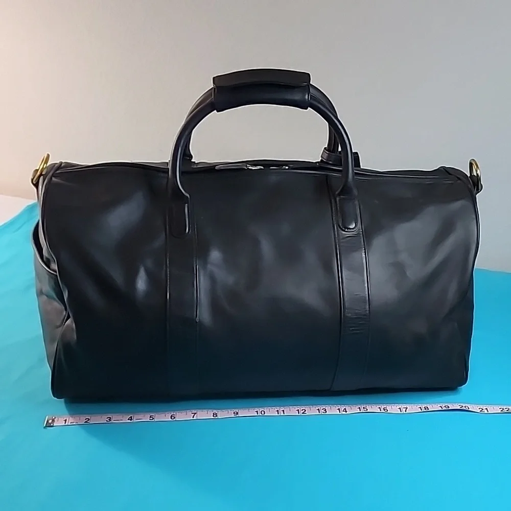 Rare Exclusive Coach x Lexus Limited Edition Black Leather Travel Luggage Bag
